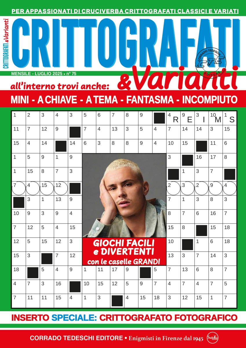 Copertina Crittografati & Varianti n.75