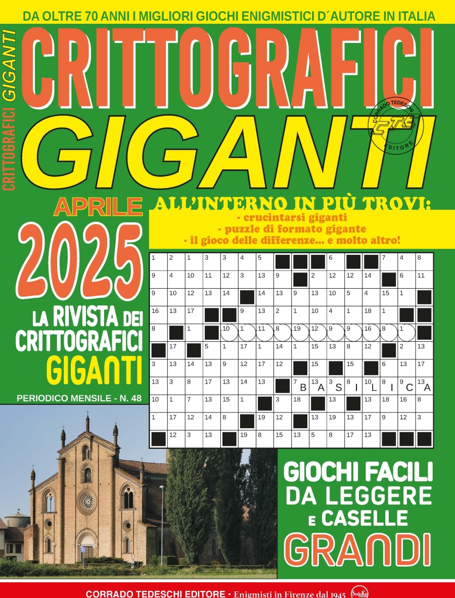 Copertina Crittografici Giganti n.48