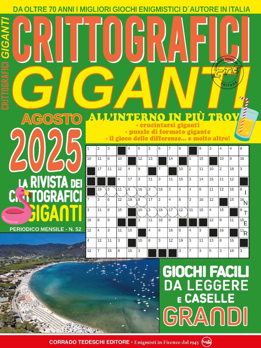 Copertina Crittografici Giganti n.52