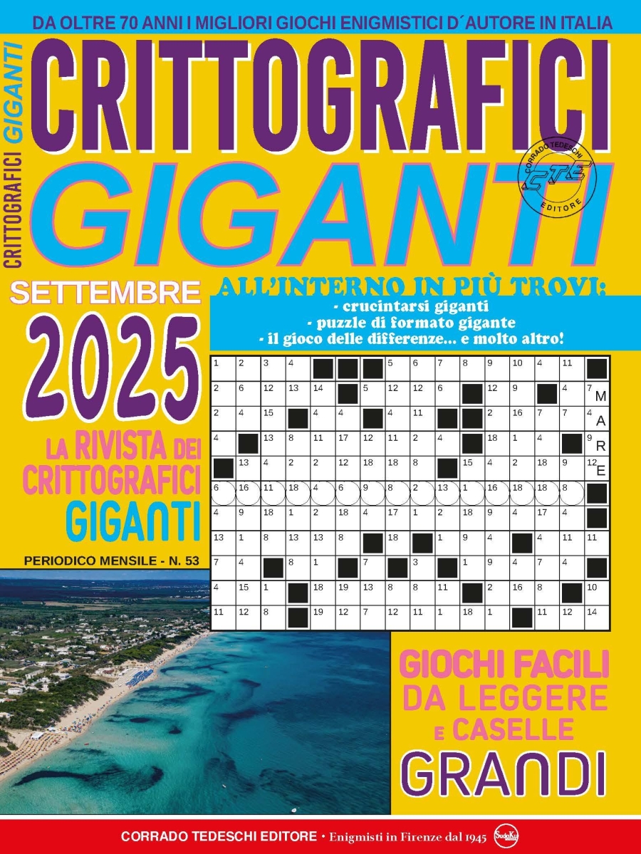 Copertina Crittografici Giganti n.53