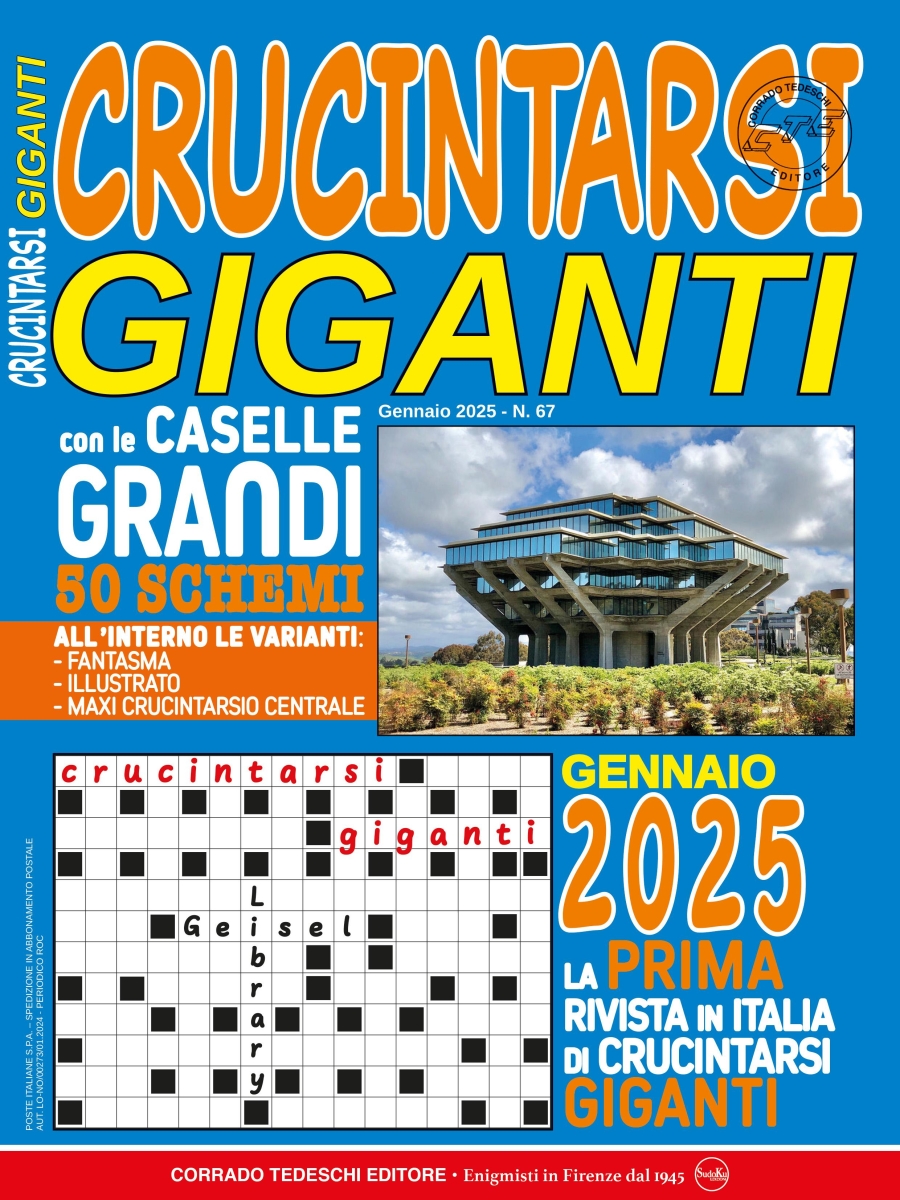 Copertina Crucintarsi Giganti n.67