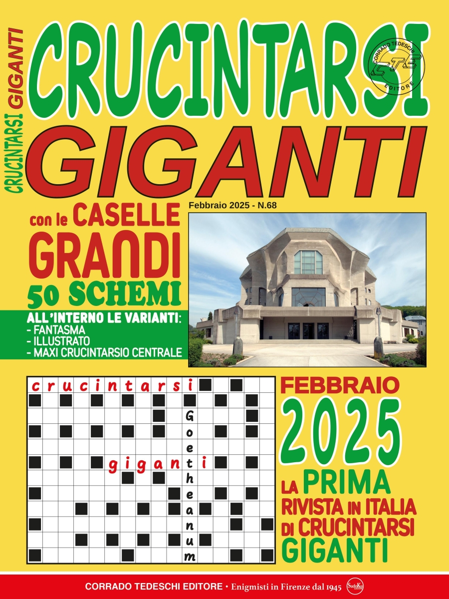 Copertina Crucintarsi Giganti n.68