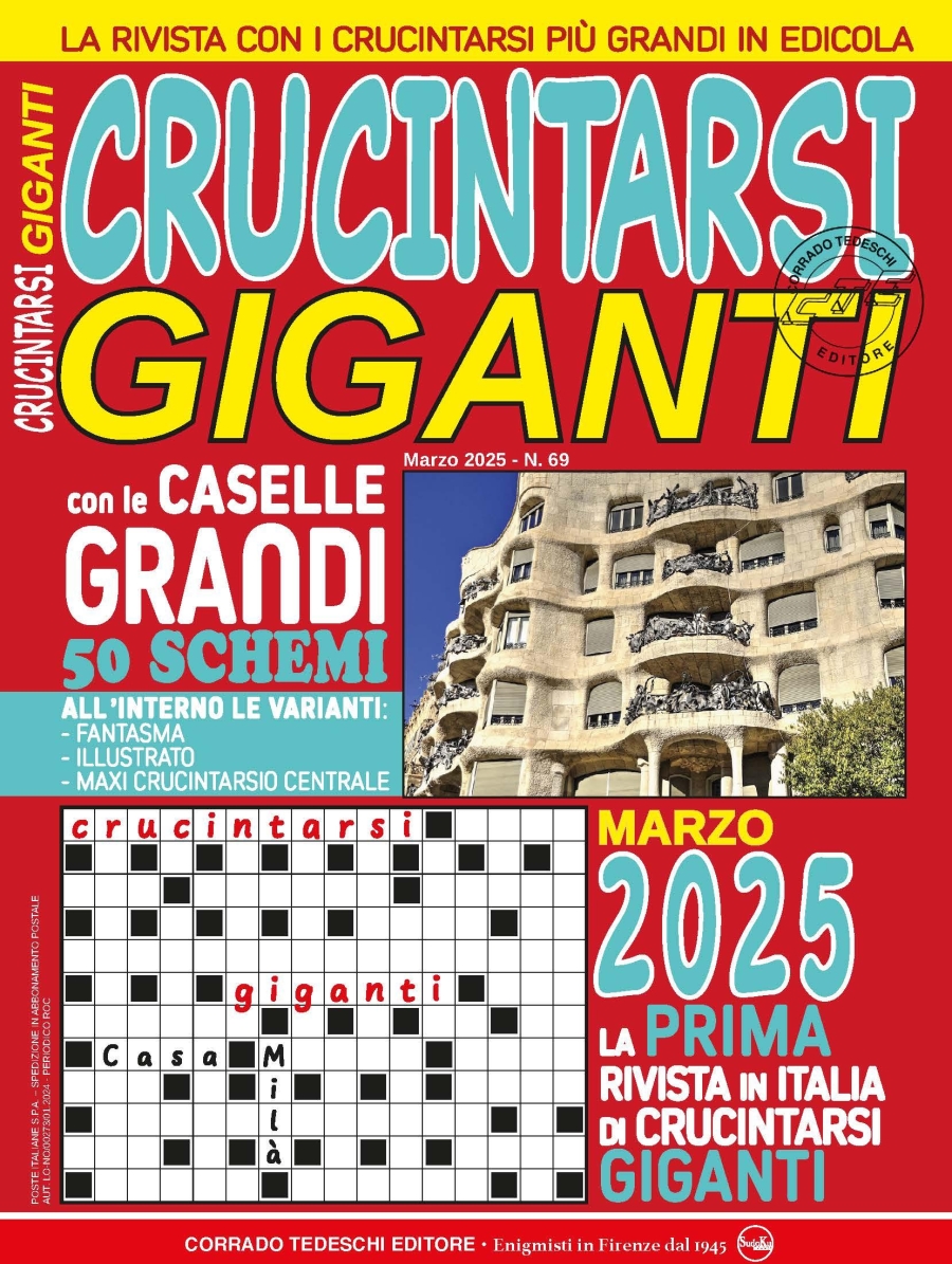 Copertina Crucintarsi Giganti n.69