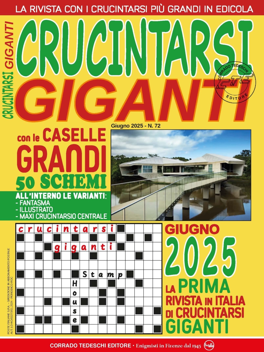 Copertina Crucintarsi Giganti n.72