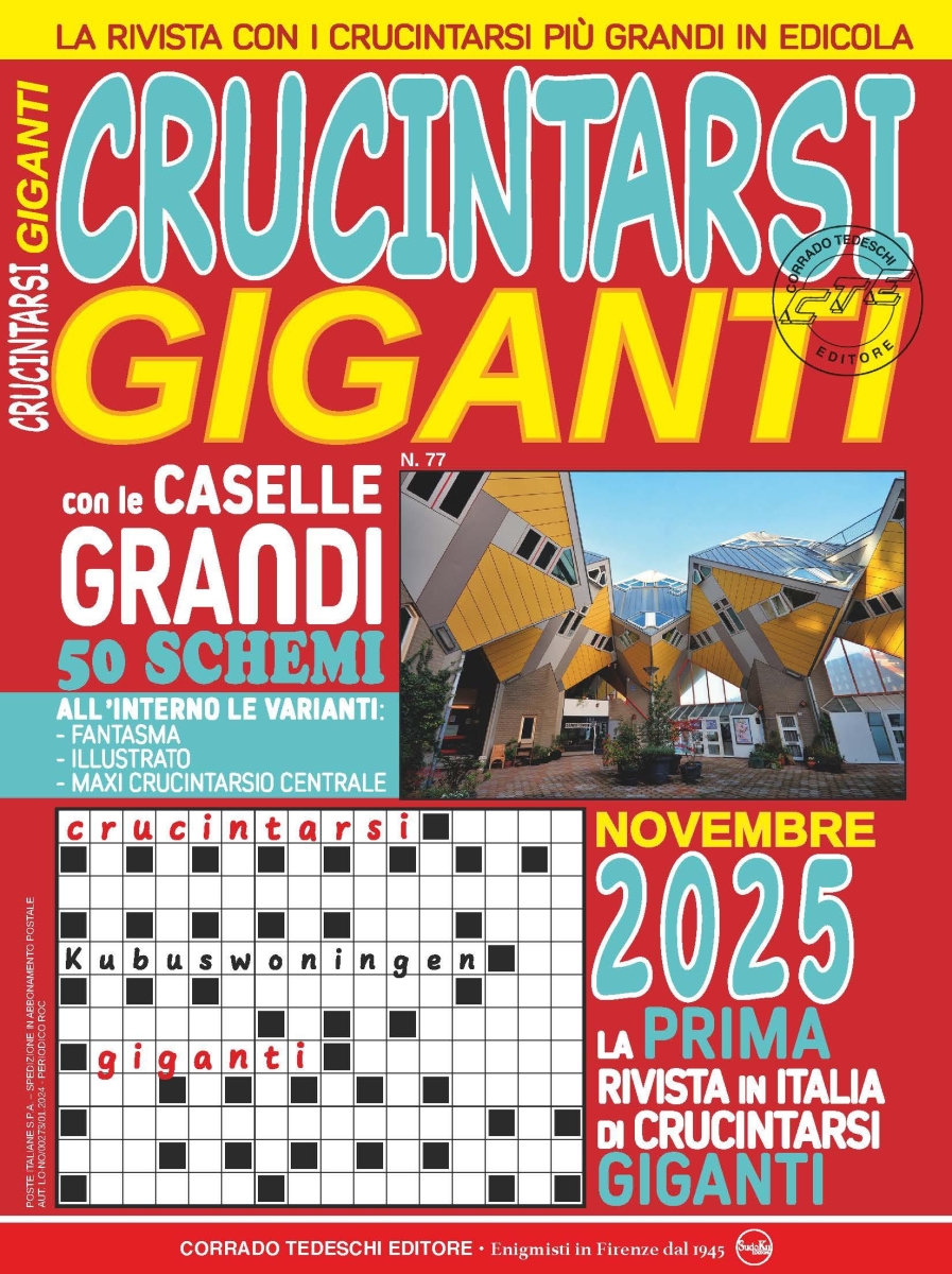 Copertina Crucintarsi Giganti n.77