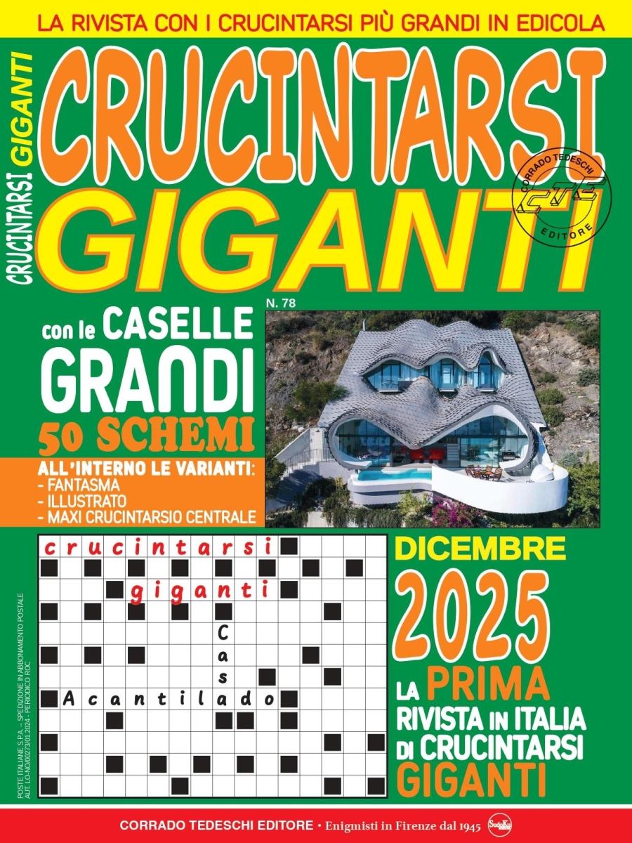 Copertina Crucintarsi Giganti n.78