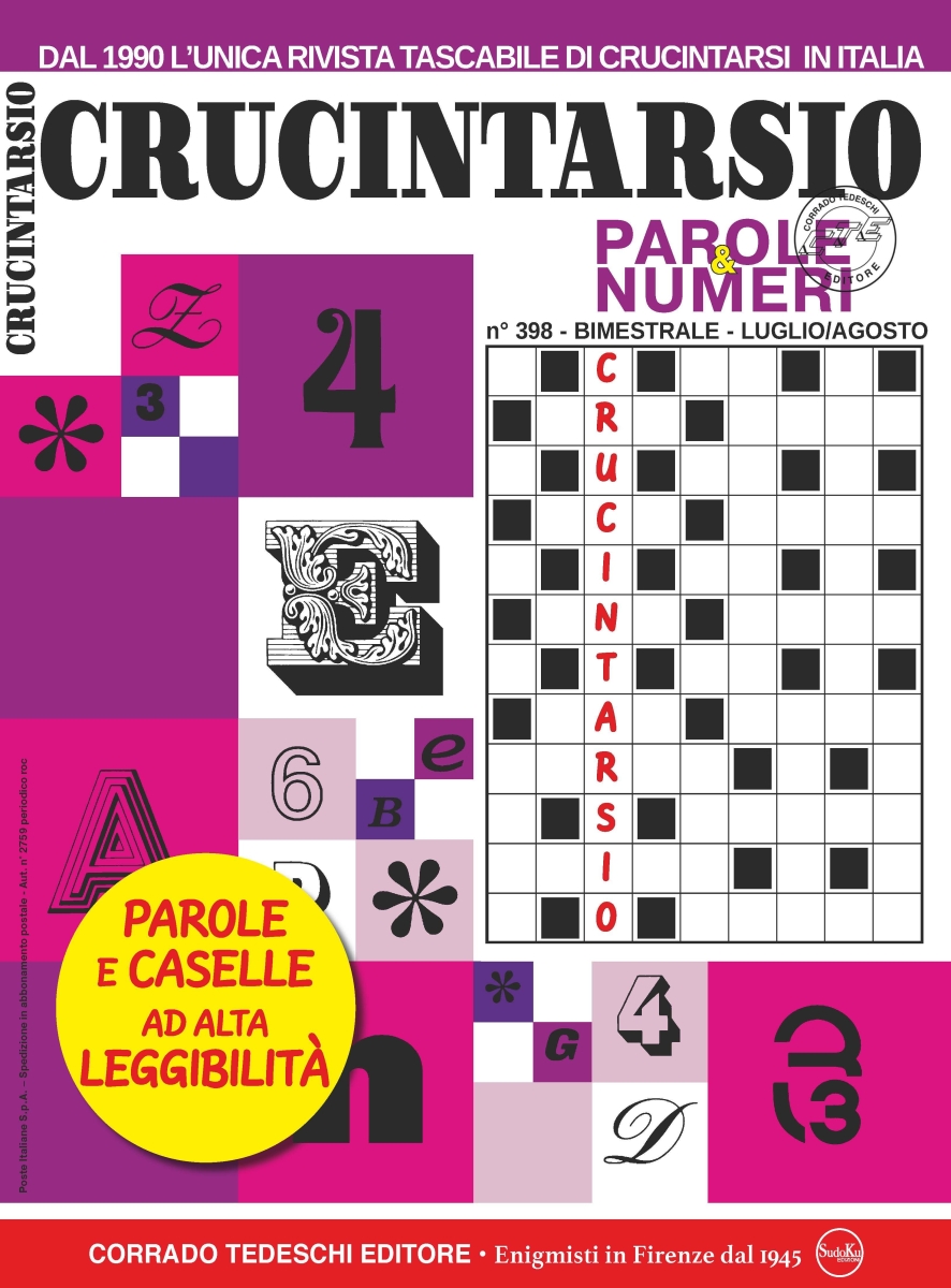 Copertina Crucintarsio n.398