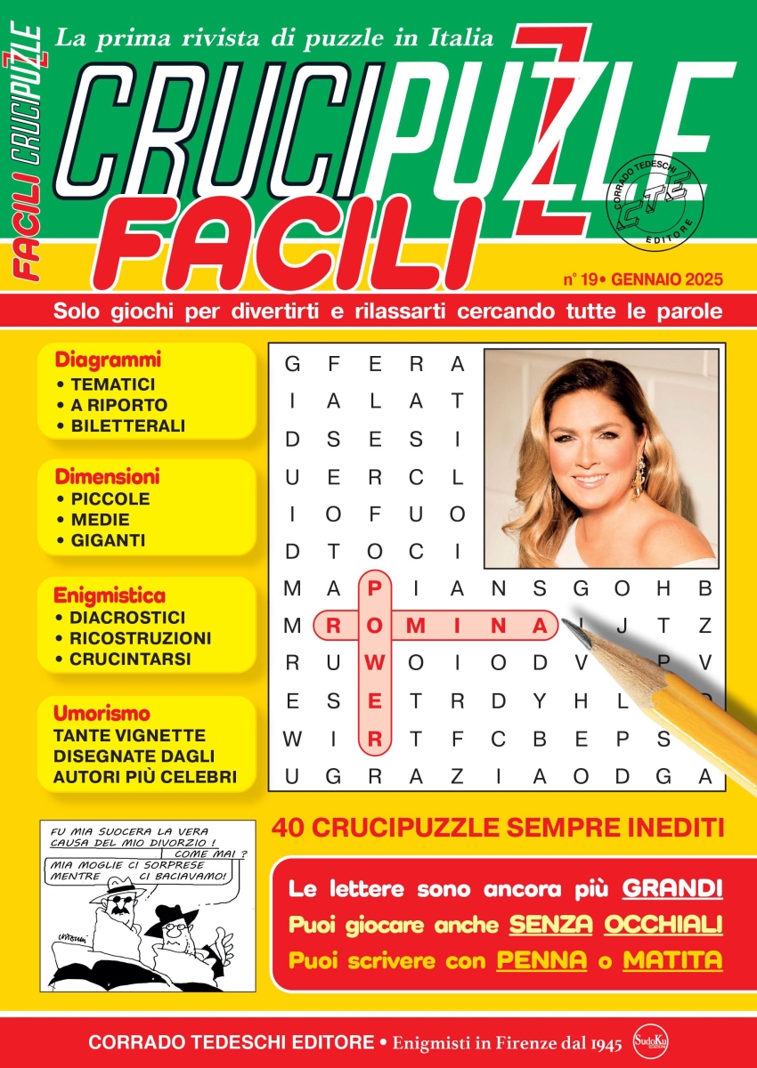 Copertina Crucipuzzle Facili n.19