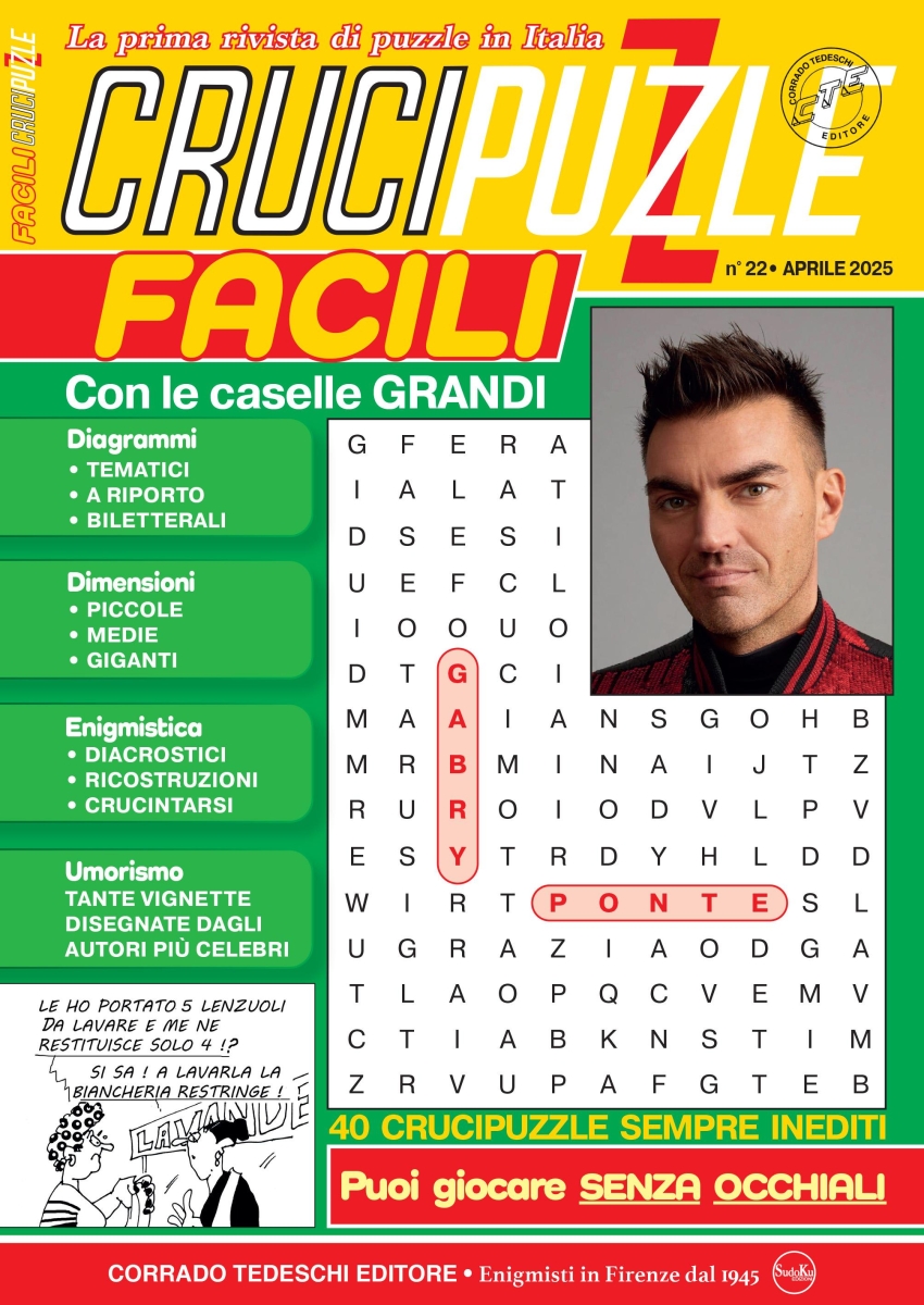 Copertina Crucipuzzle Facili n.22