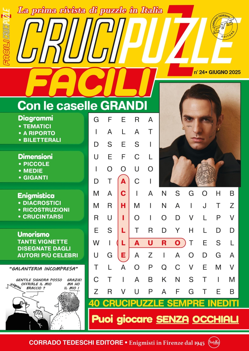 Copertina Crucipuzzle Facili n.24