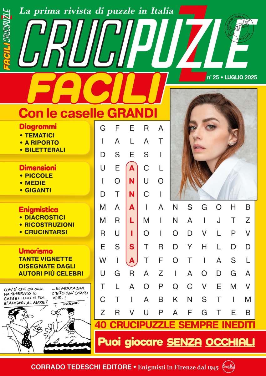Copertina Crucipuzzle Facili n.25