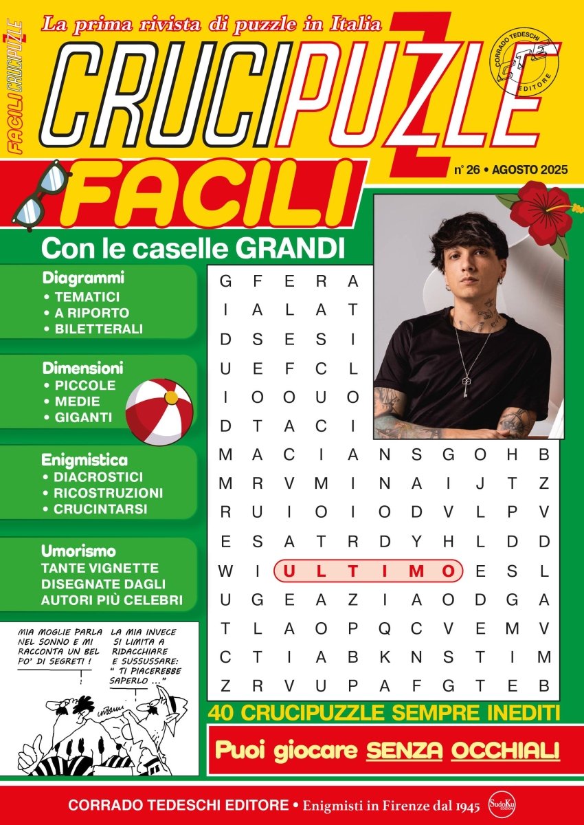 Copertina Crucipuzzle Facili n.26
