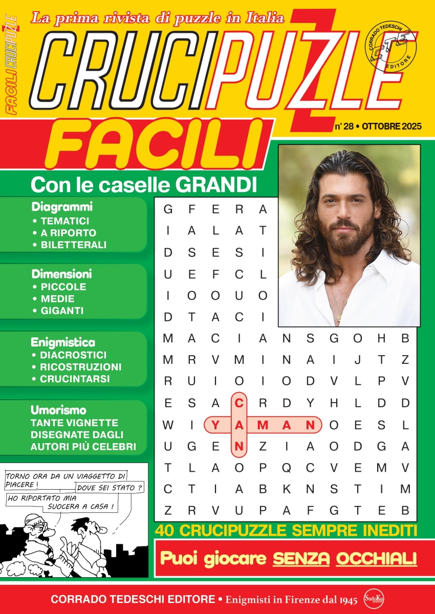 Copertina Crucipuzzle Facili n.28