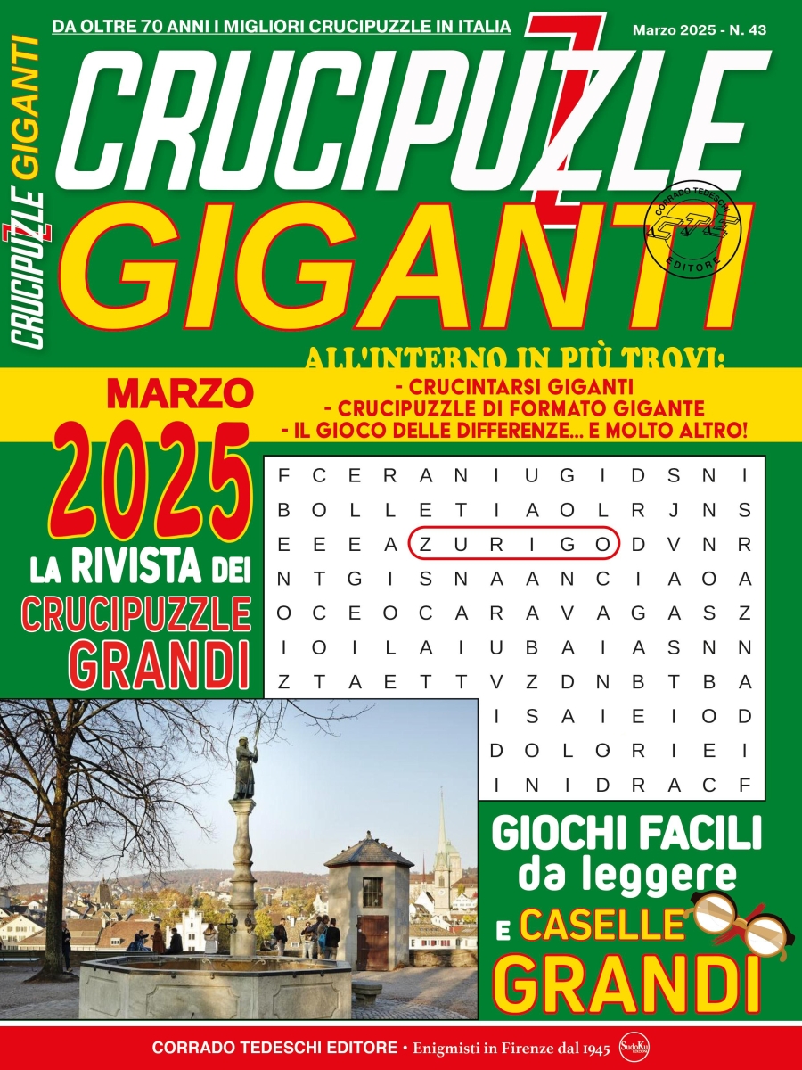 Copertina Crucipuzzle Giganti n.43