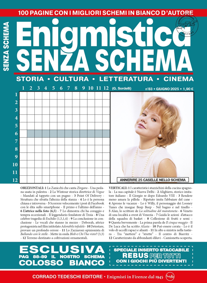 Copertina Enigmistica Senza Schema n.83