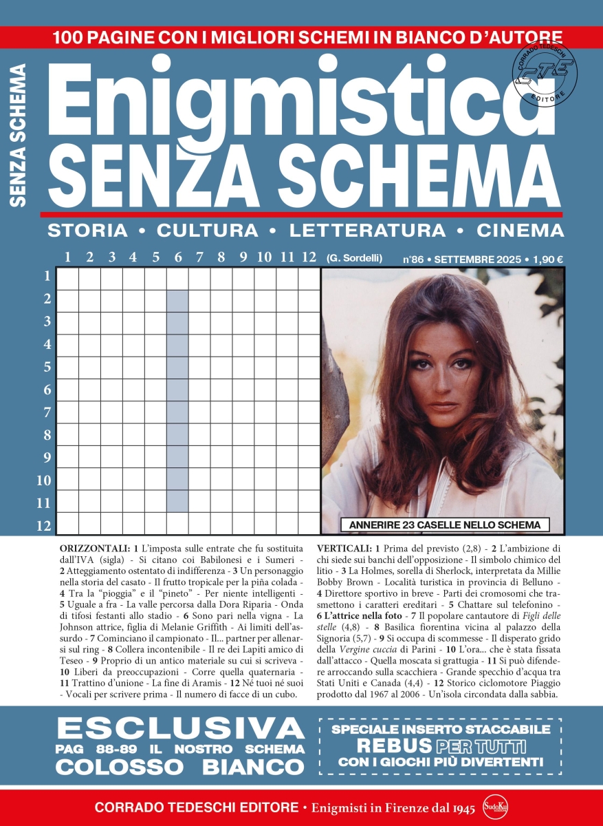 Copertina Enigmistica Senza Schema n.86