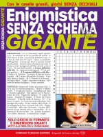 Copertina rivista Enigmistica Senza Schema Gigante
