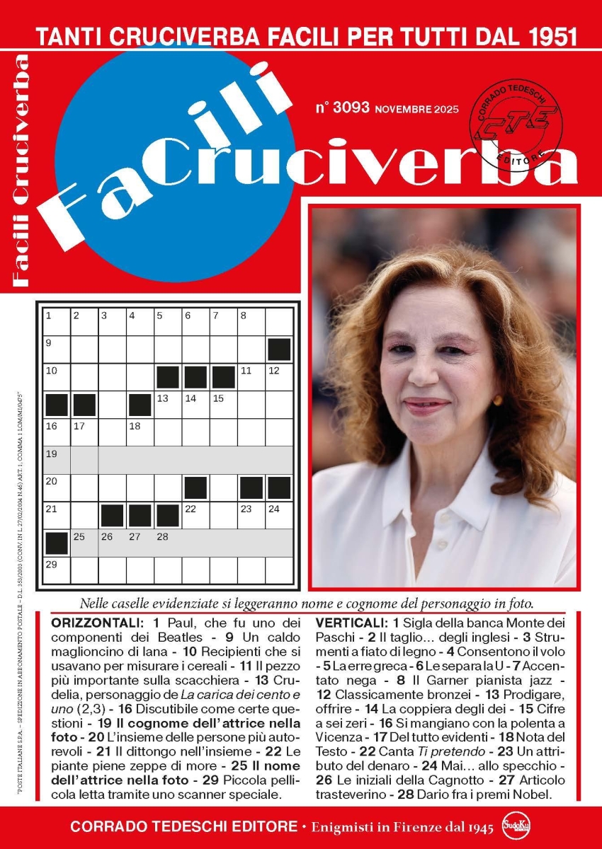 Copertina Facili Cruciverba n.3093