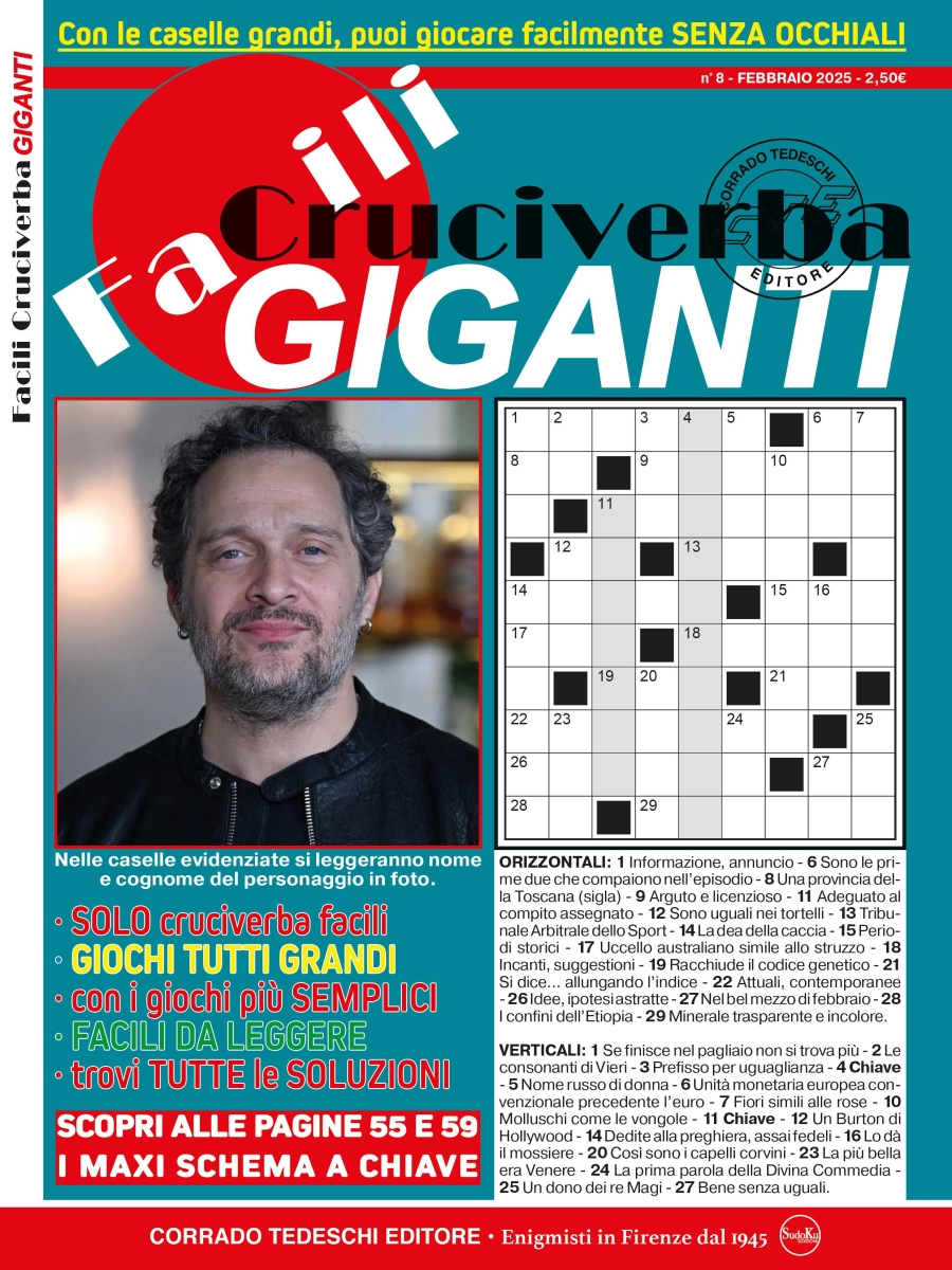 Copertina Facili Cruciverba Giganti n.8