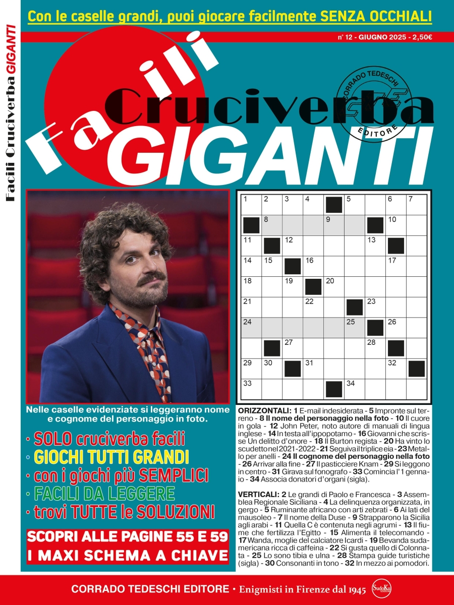 Copertina Facili Cruciverba Giganti n.12
