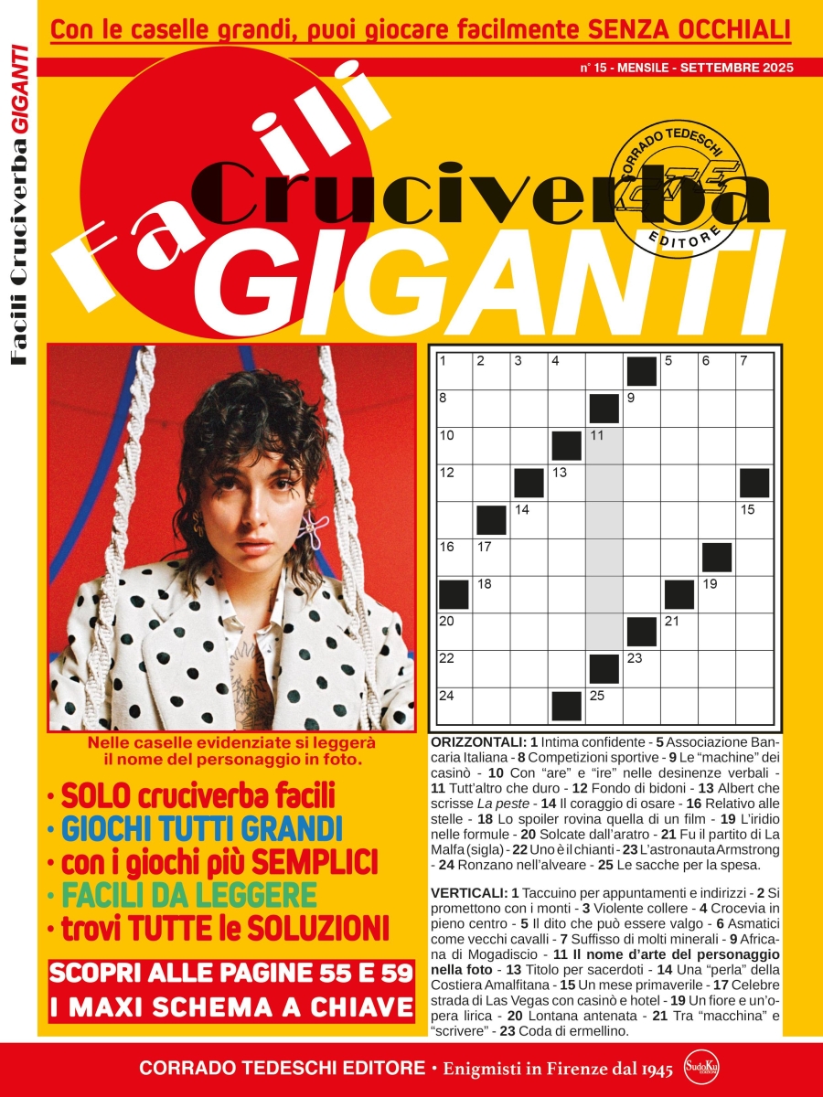 Copertina Facili Cruciverba Giganti n.15