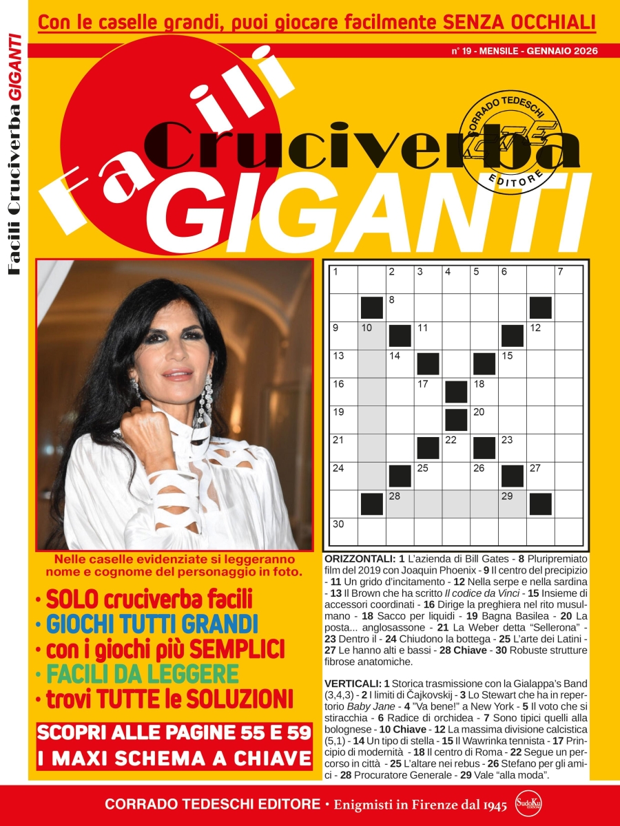 Copertina Facili Cruciverba Giganti n.19