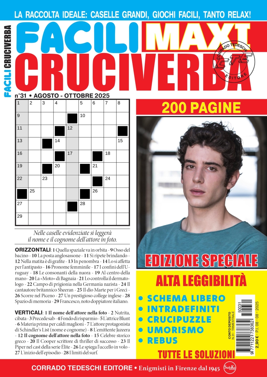 Copertina Facili Cruciverba Maxi n.31