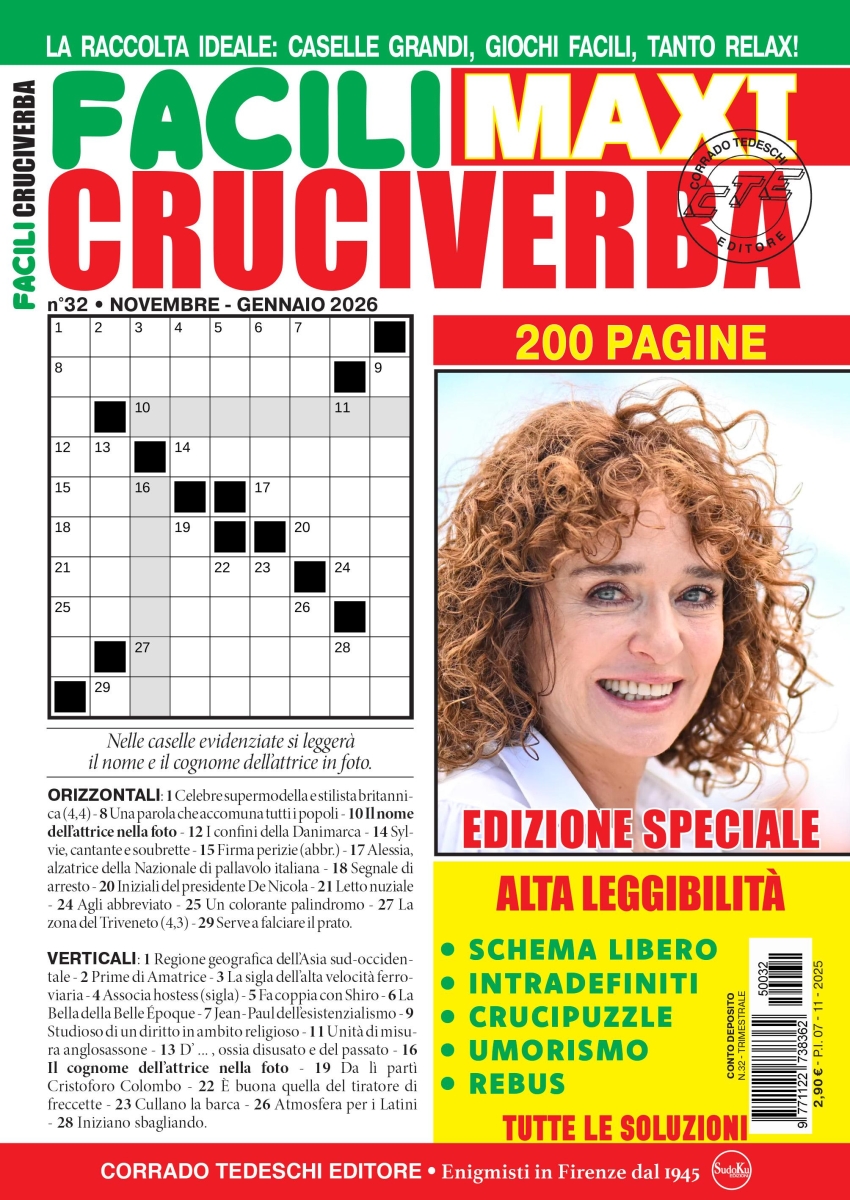 Copertina Facili Cruciverba Maxi n.32