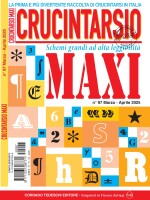 Copertina rivista Maxi Crucintarsio