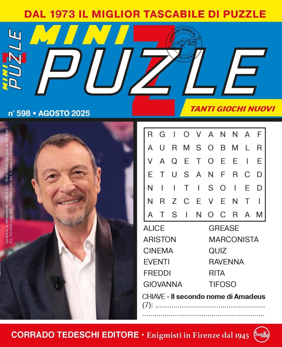 Copertina Minipuzzle n.598