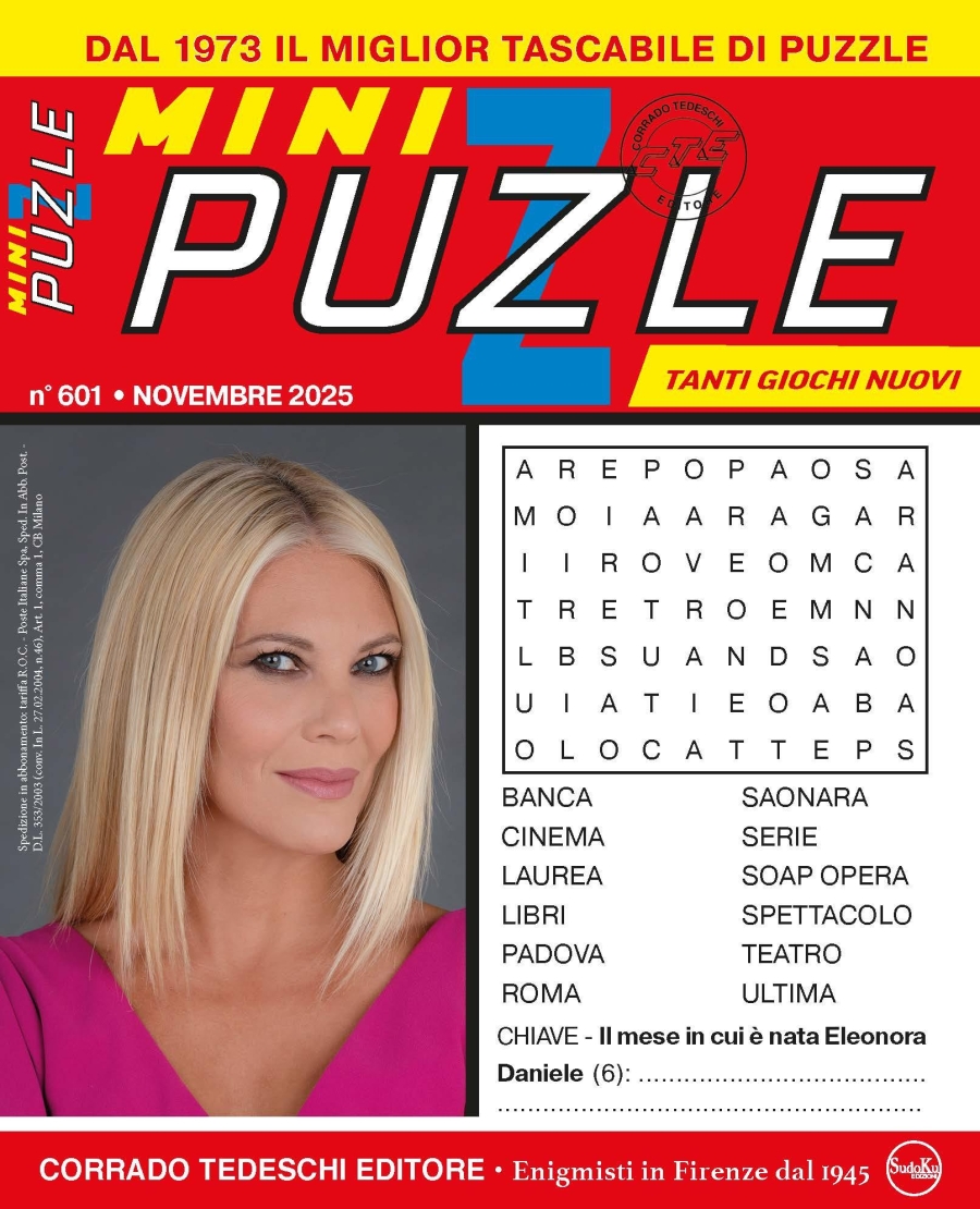 Copertina Minipuzzle n.601