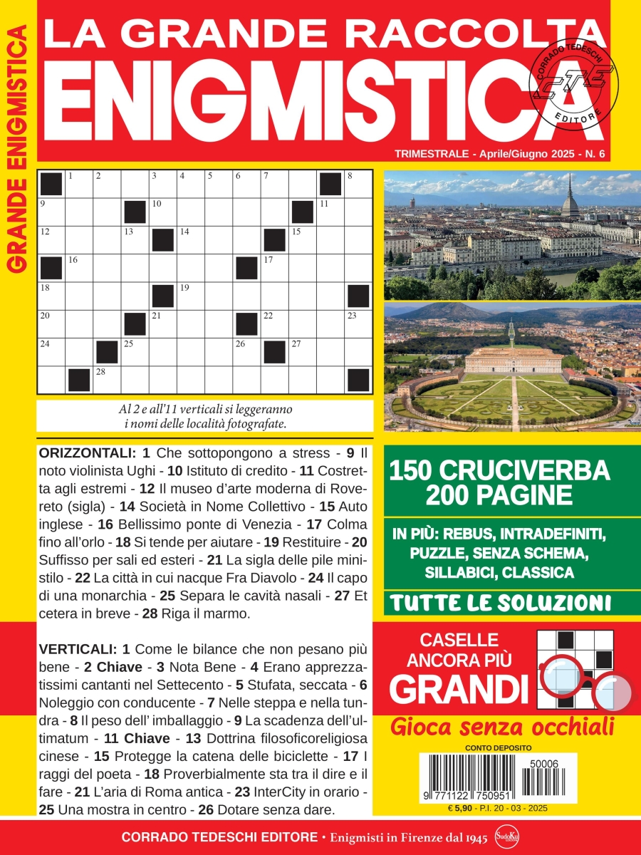 Copertina Raccolta Enigmistica Gigante n.6