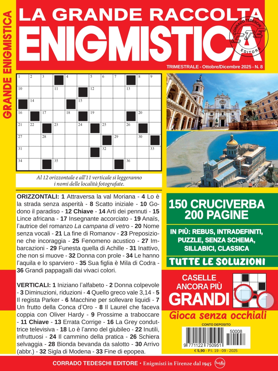Copertina Raccolta Enigmistica Gigante n.8