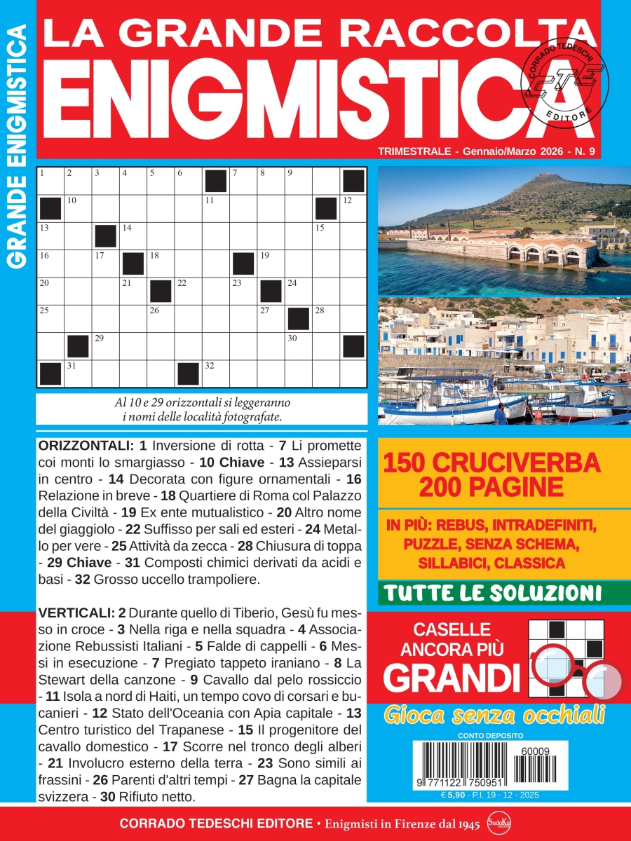 Copertina Raccolta Enigmistica Gigante n.9