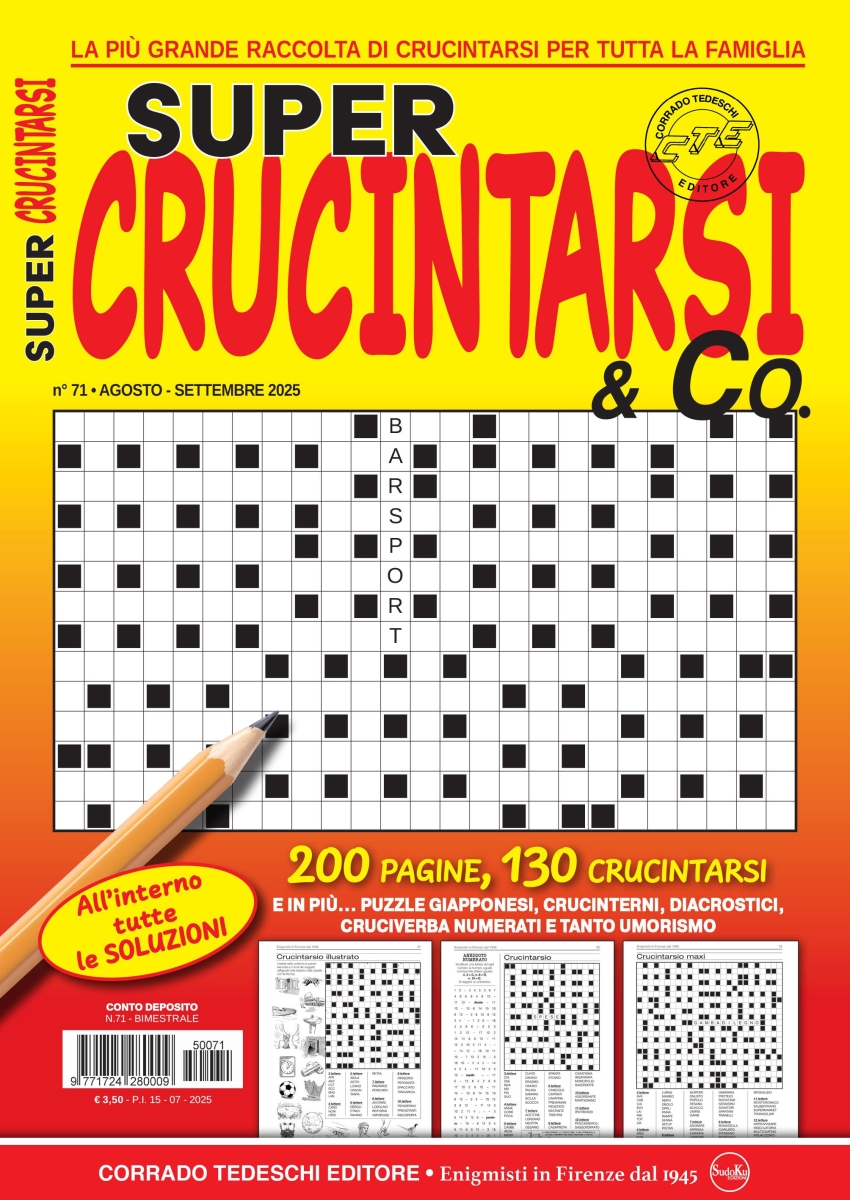 Copertina Supercrucintarsi & Co. n.71