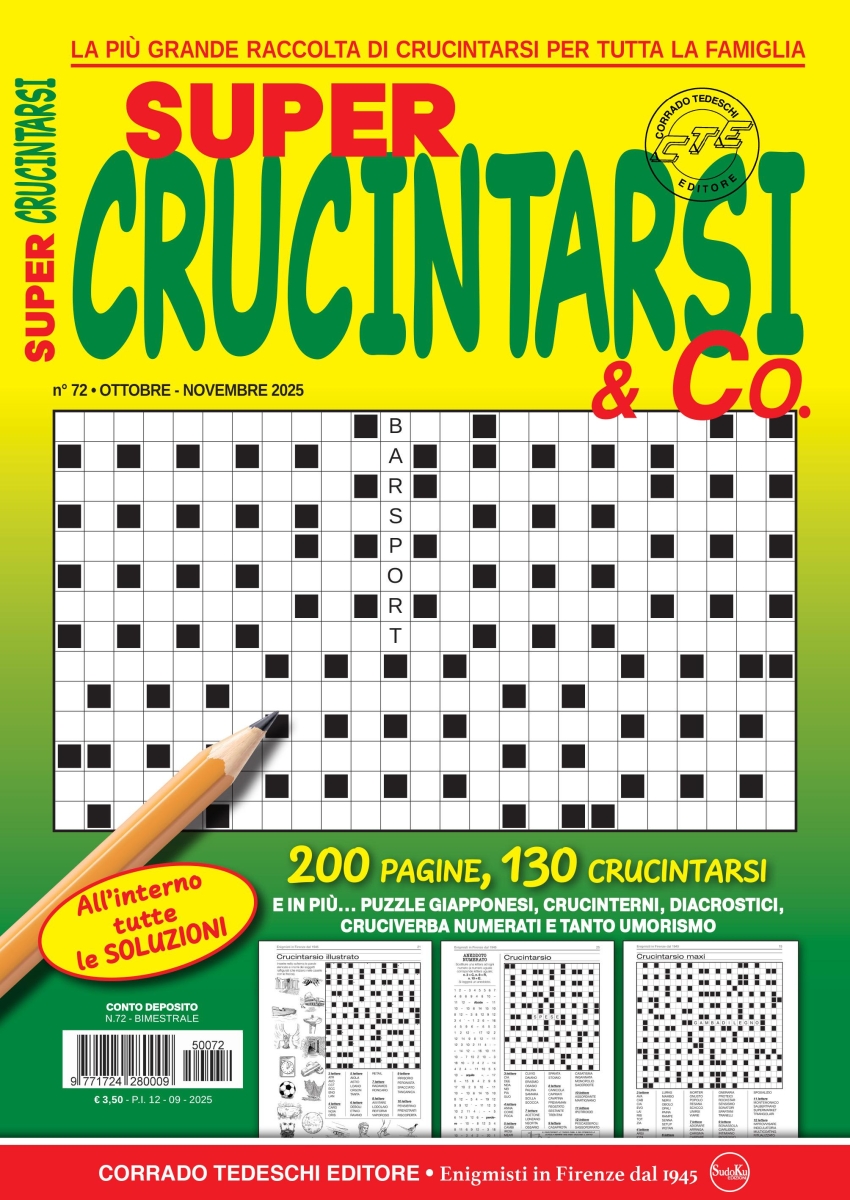 Copertina Supercrucintarsi & Co. n.72