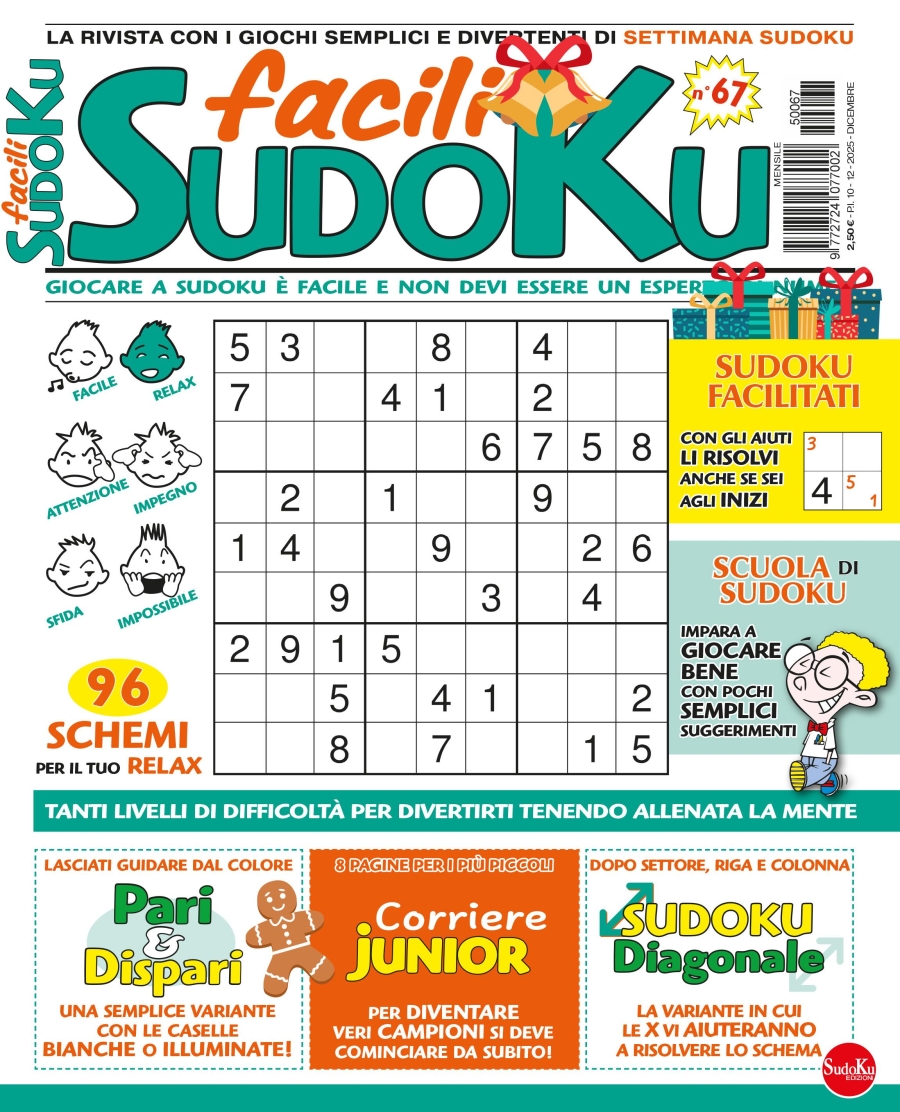 Copertina Facili Sudoku n.67