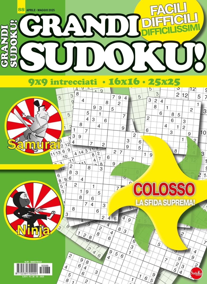 Copertina Grandi Sudoku n.88