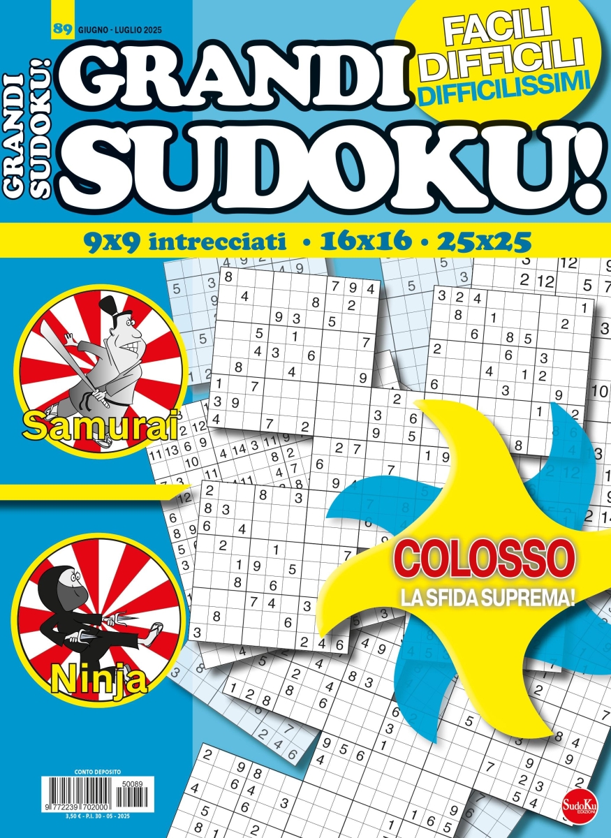 Copertina Grandi Sudoku n.89
