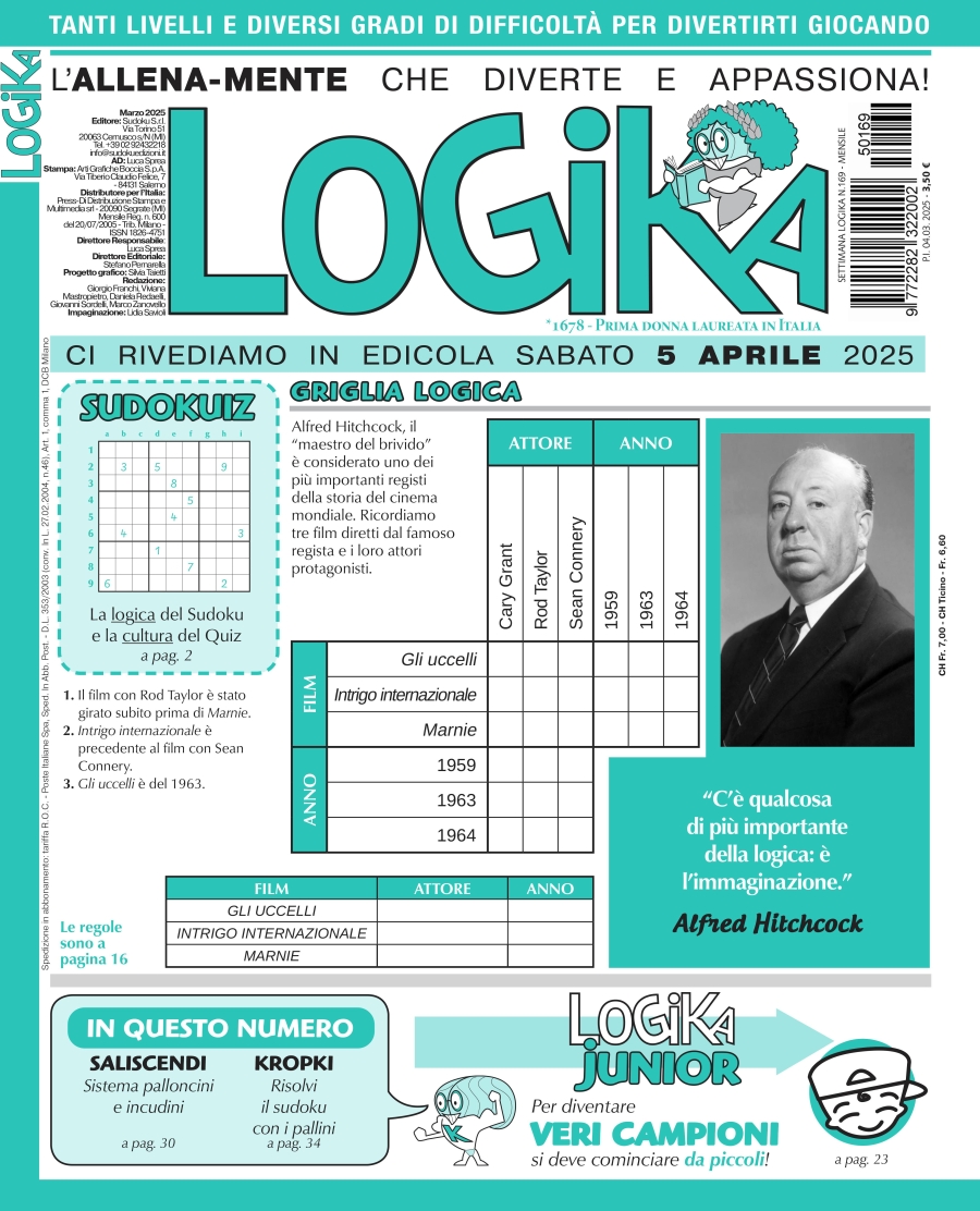 Copertina Settimana Logika n.169