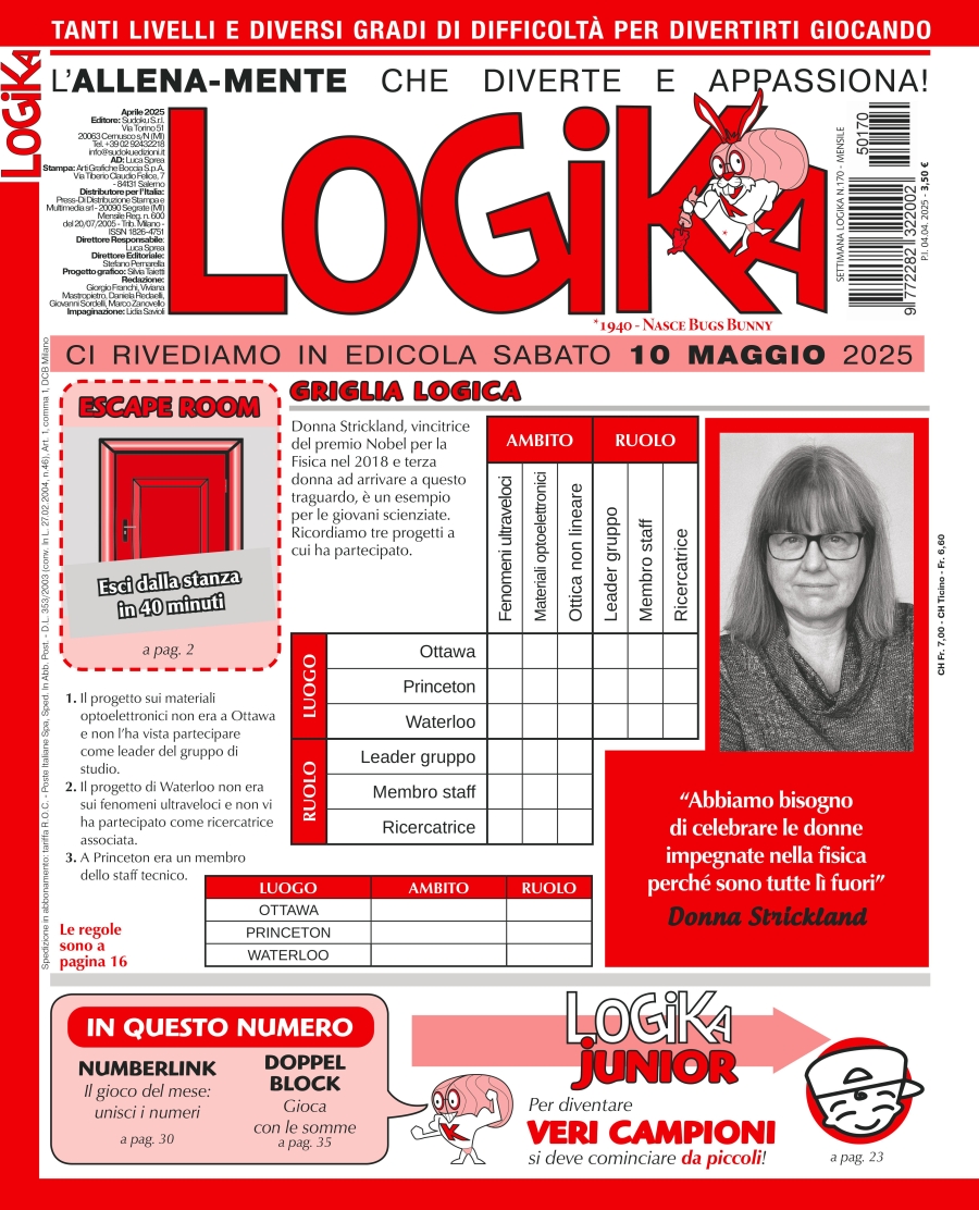 Copertina Settimana Logika n.170