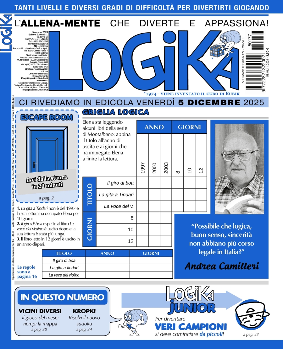 Copertina Settimana Logika n.177