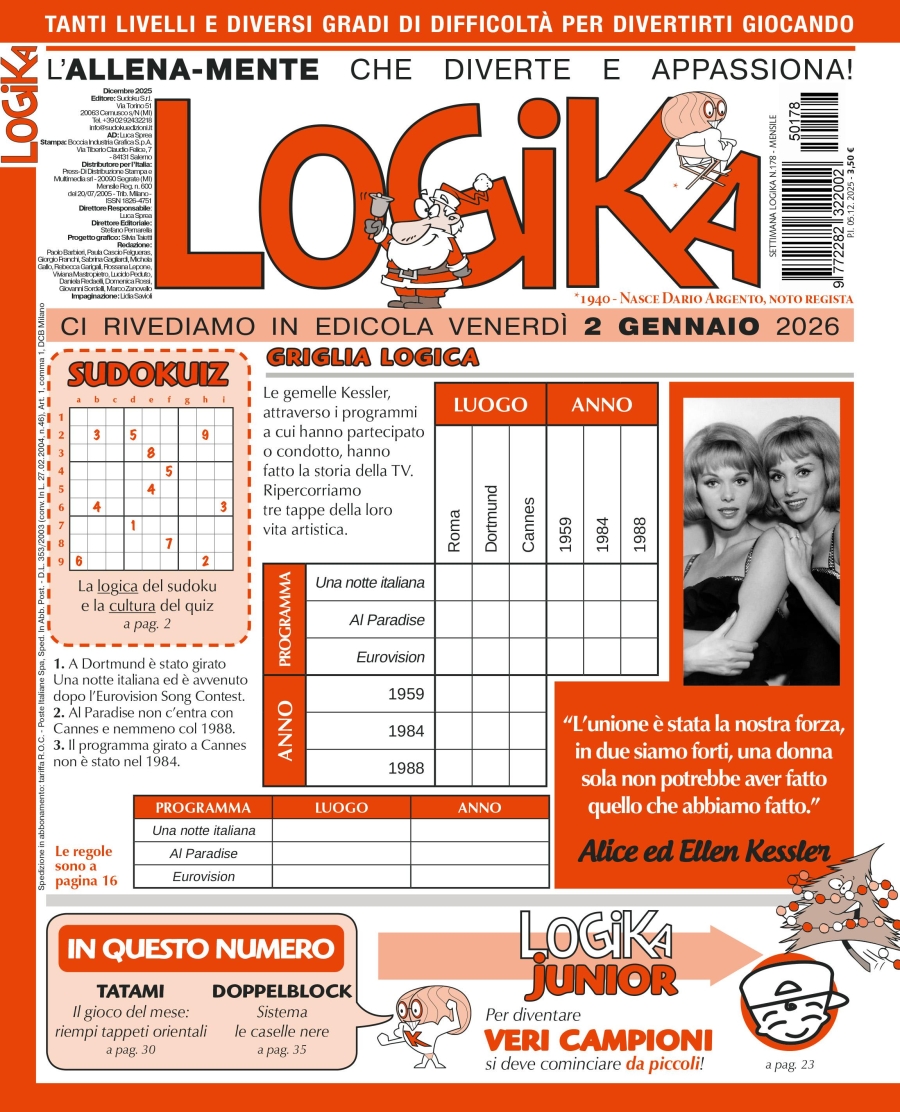 Copertina Settimana Logika n.178
