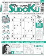 Copertina rivista Settimana Sudoku