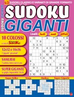 Copertina rivista Sudoku Giganti
