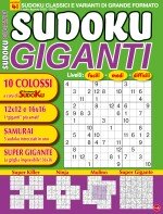Copertina rivista Sudoku Giganti