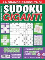 Copertina rivista Sudoku Giganti Raccolta