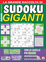 Copertina rivista Sudoku Giganti Raccolta