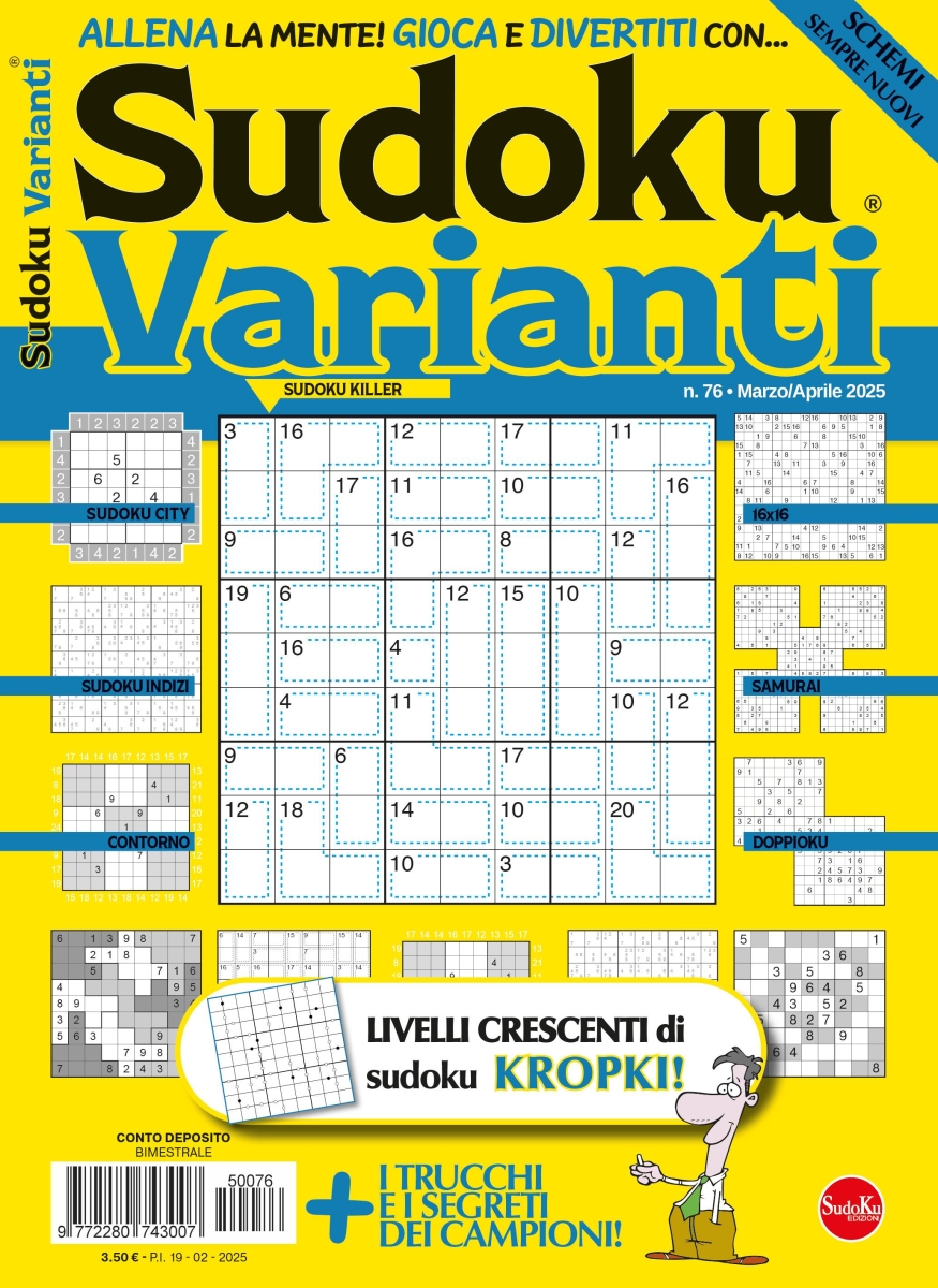 Copertina Sudoku Varianti n.76