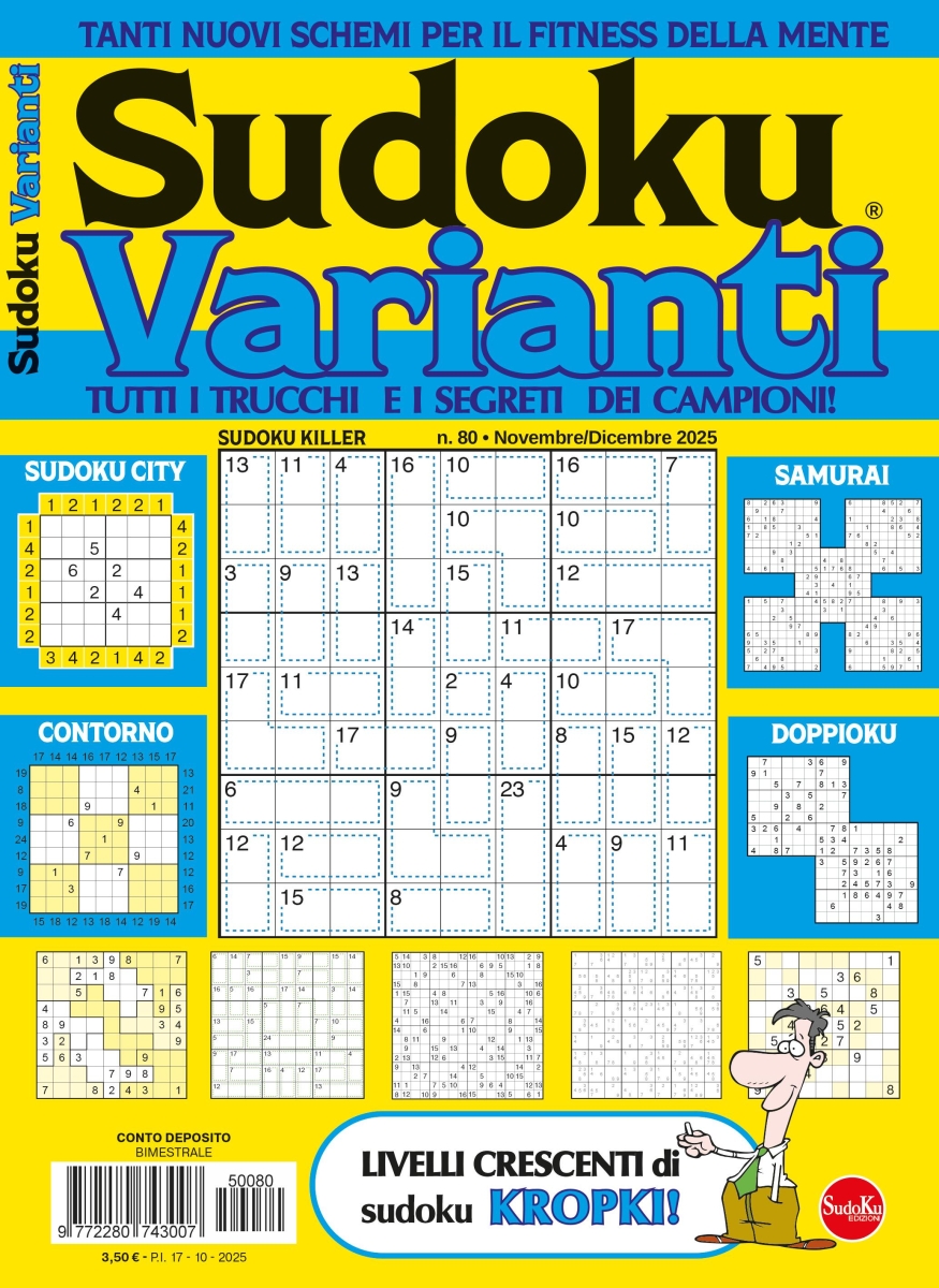 Copertina Sudoku Varianti n.80